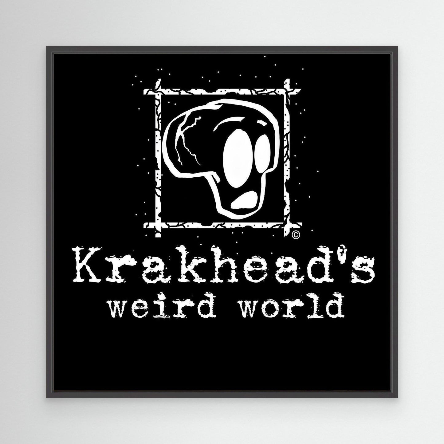Krakhead's weird world logo.