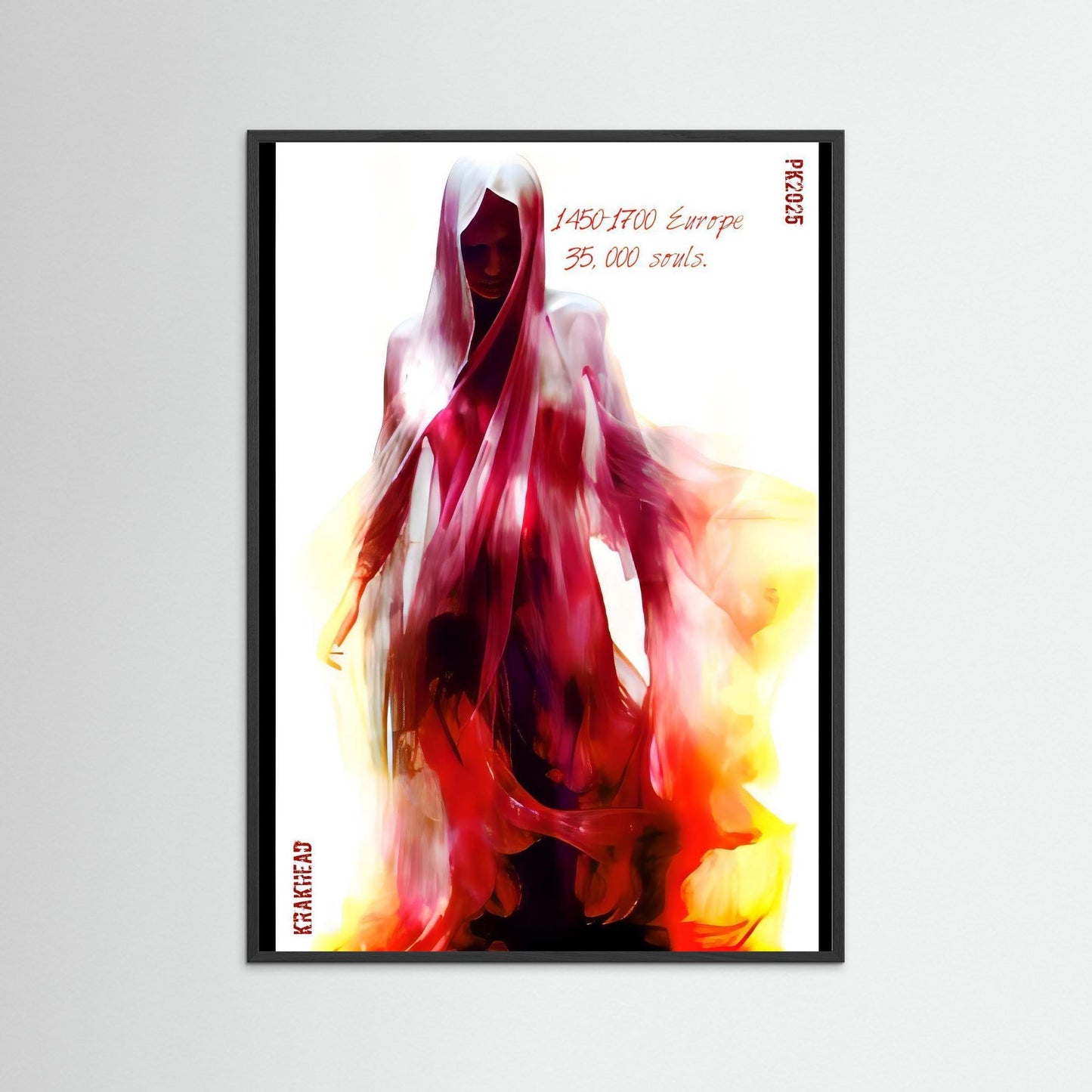 The Burning. Paper print.