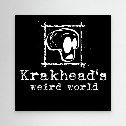 Krakhead's weird world logo.