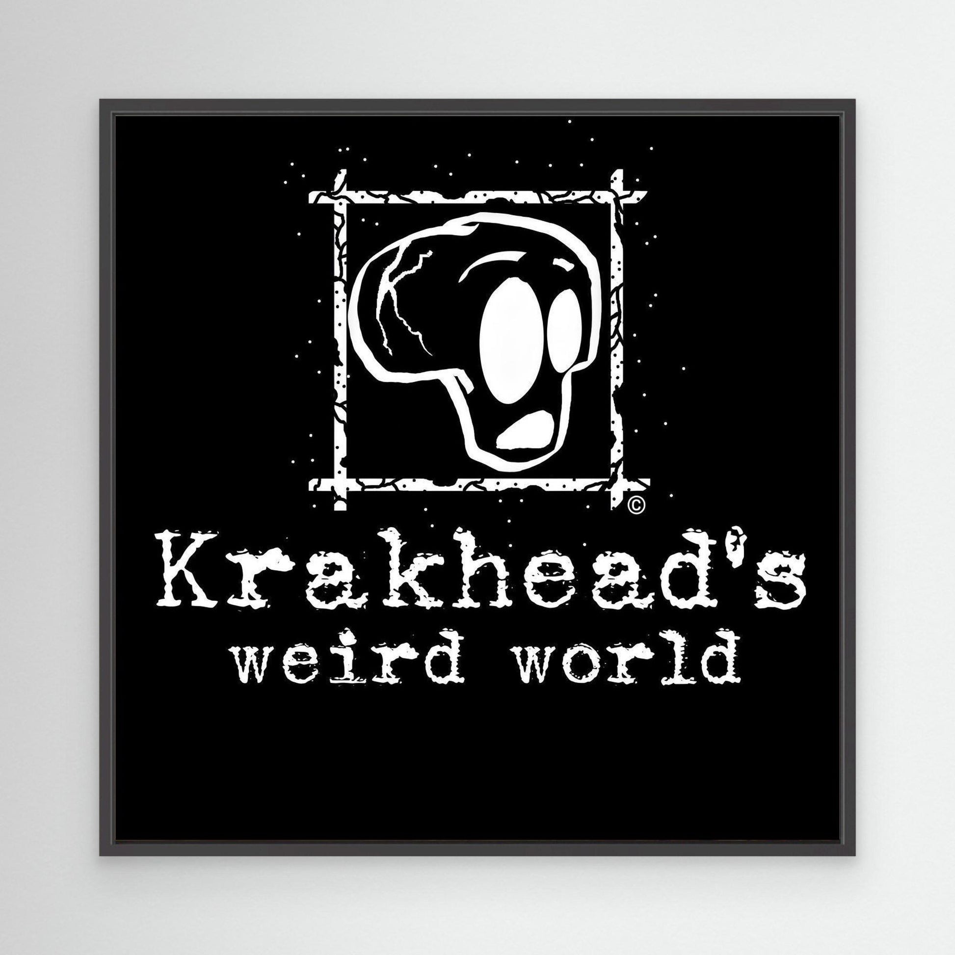 Krakhead's weird world logo.