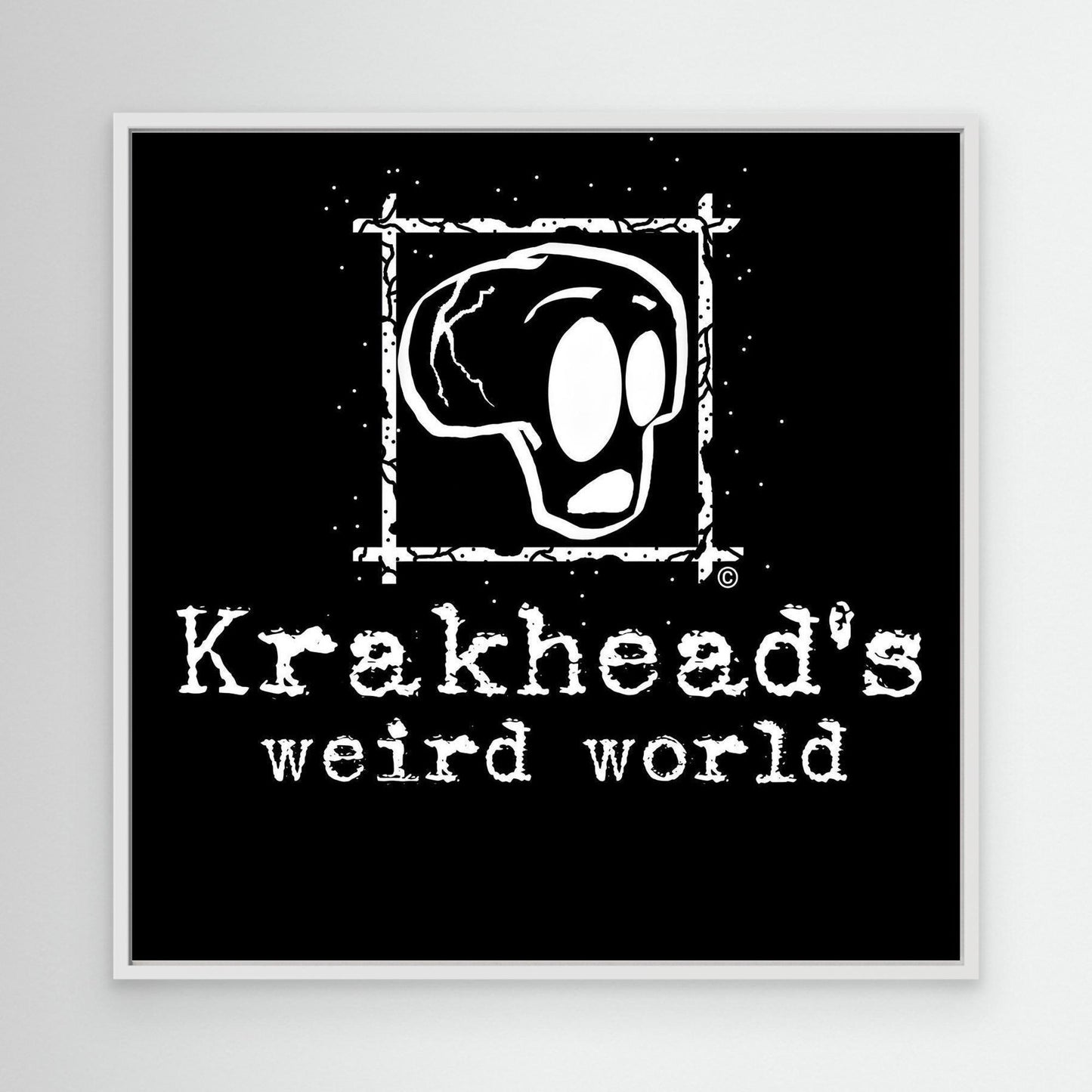 Krakhead's weird world logo.