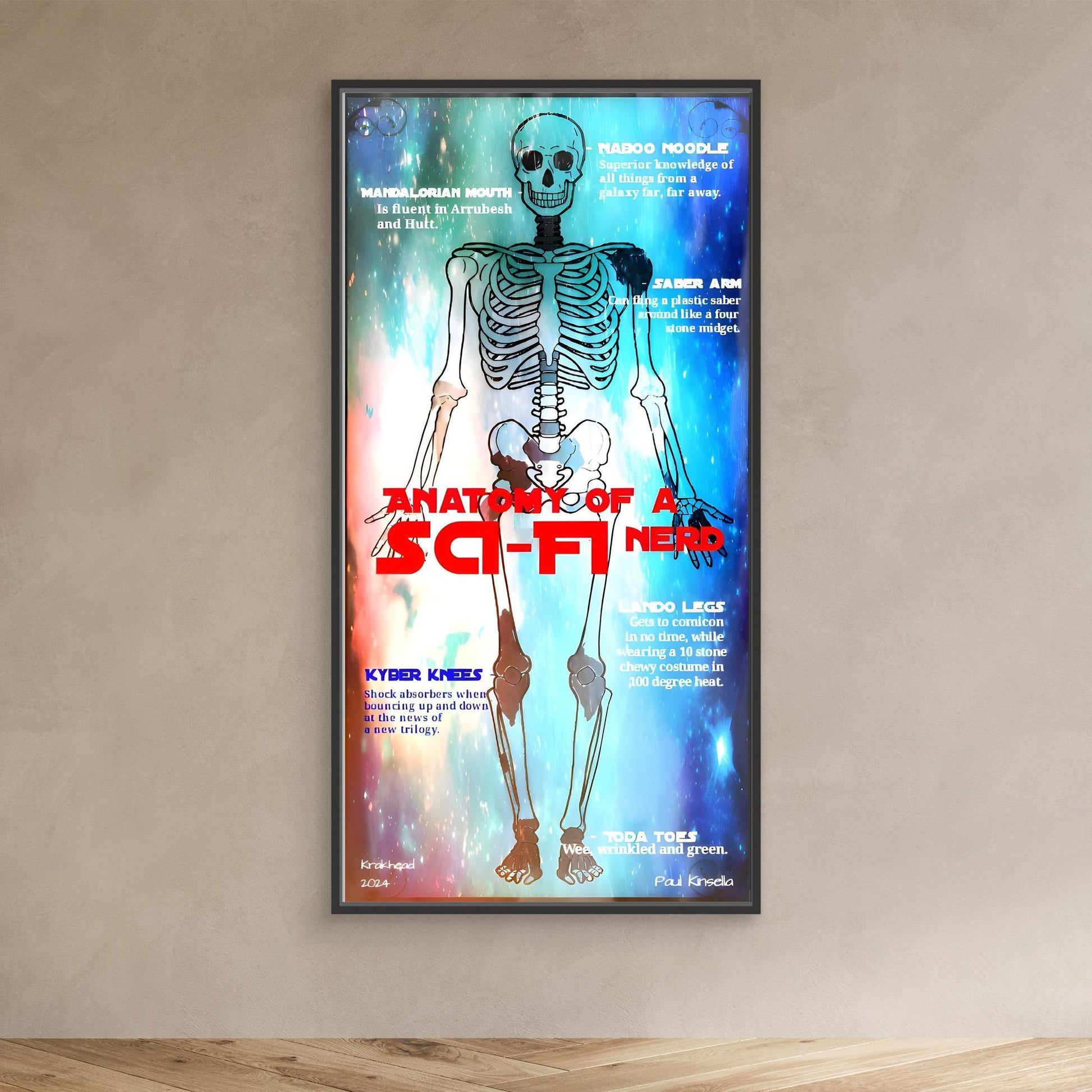 Anatomy of a sci-fi nerd.