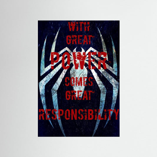The greatest power. Paper print.
