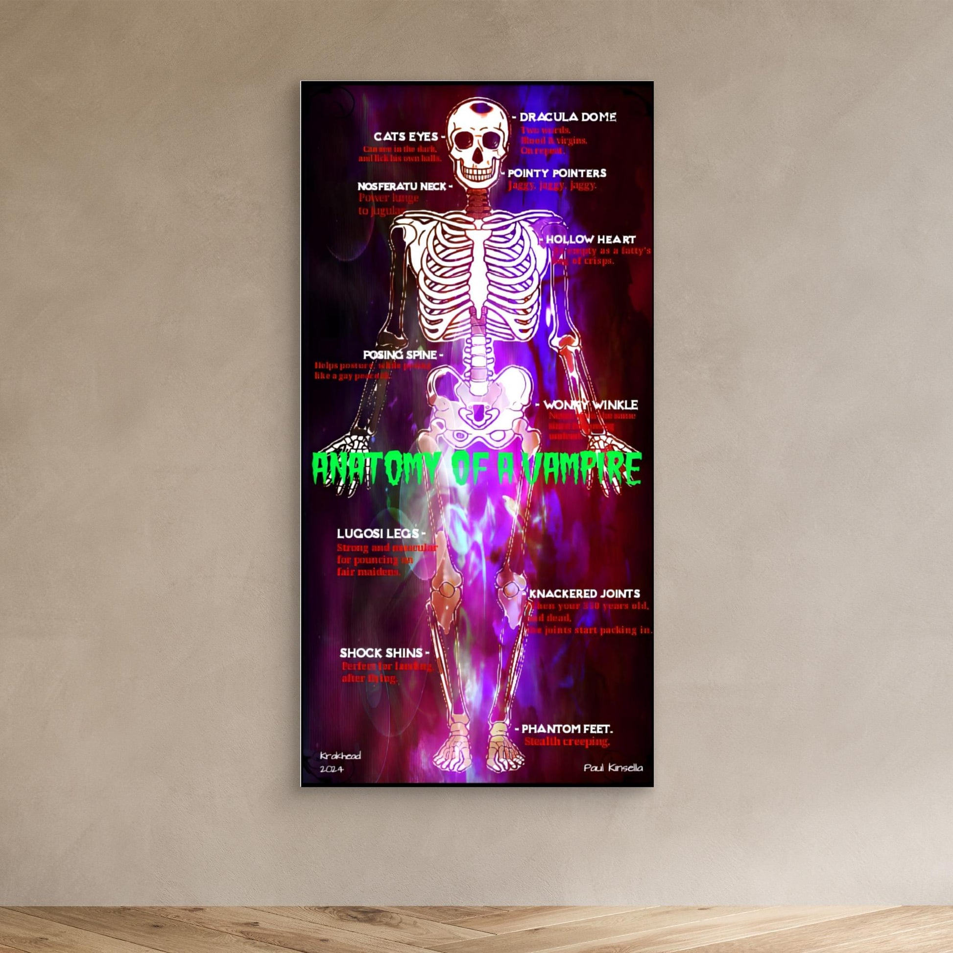 Anatomy of a vampire.