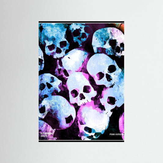 Moshpit mayhem. Paper print.