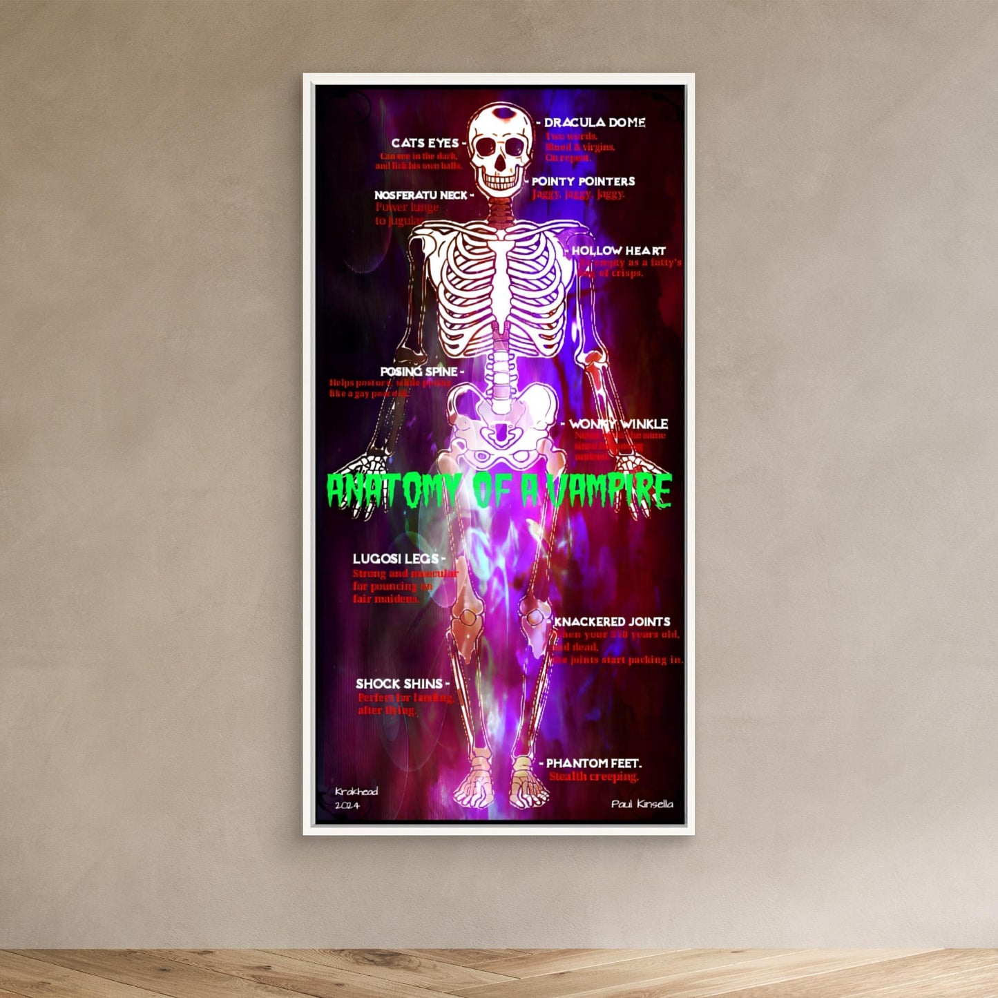 Anatomy of a vampire.