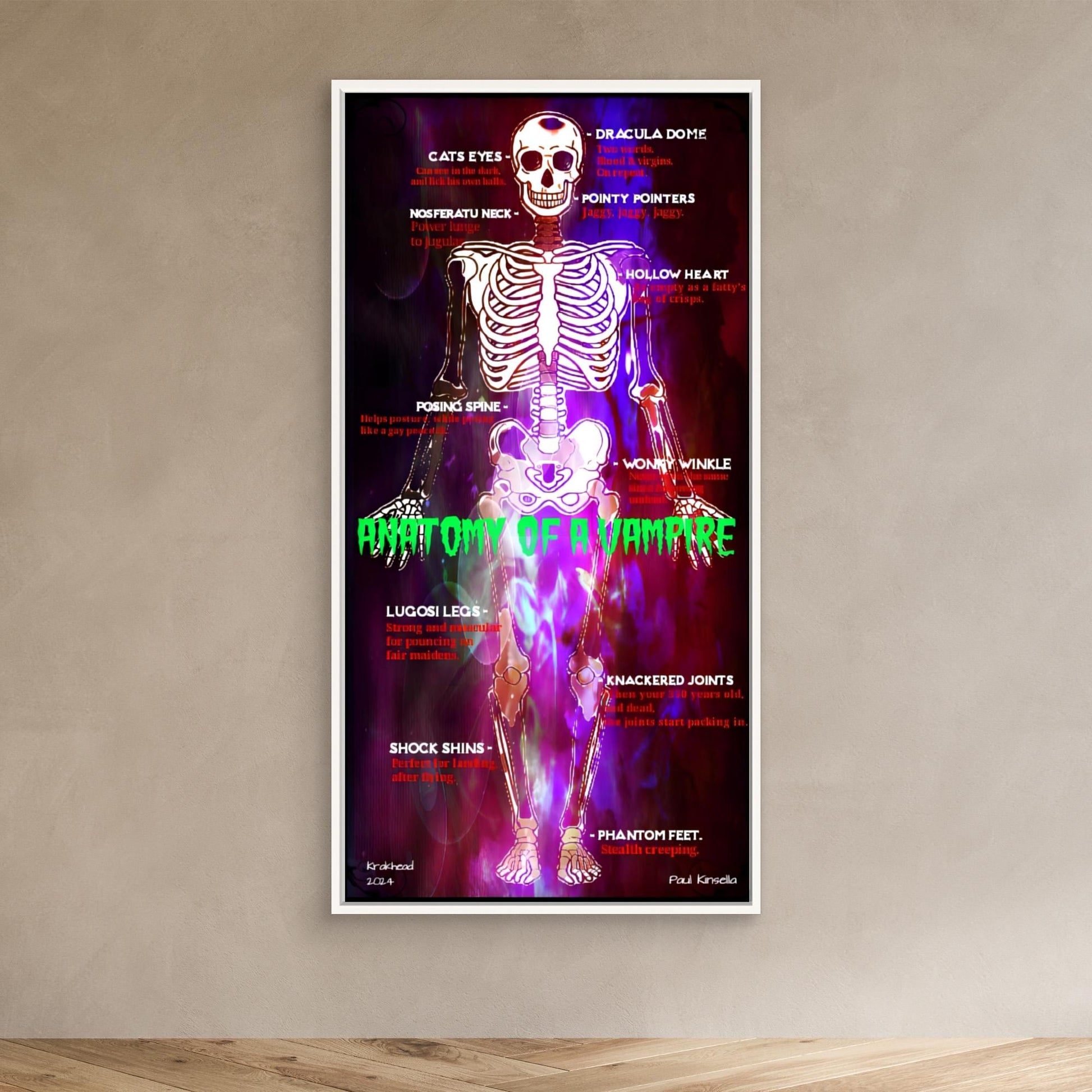 Anatomy of a vampire.