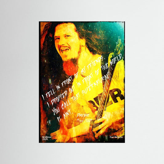 Legends. Dimebag. Paper print.