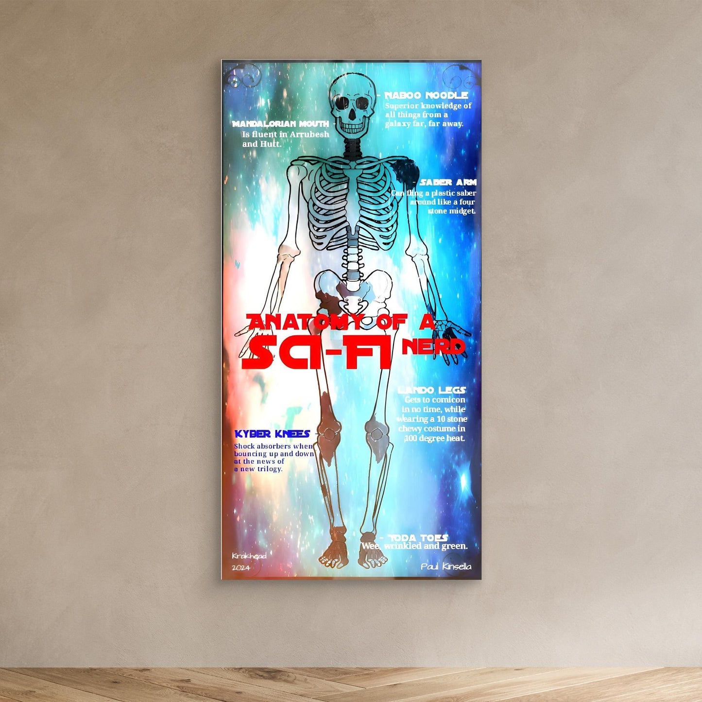 Anatomy of a sci-fi nerd.