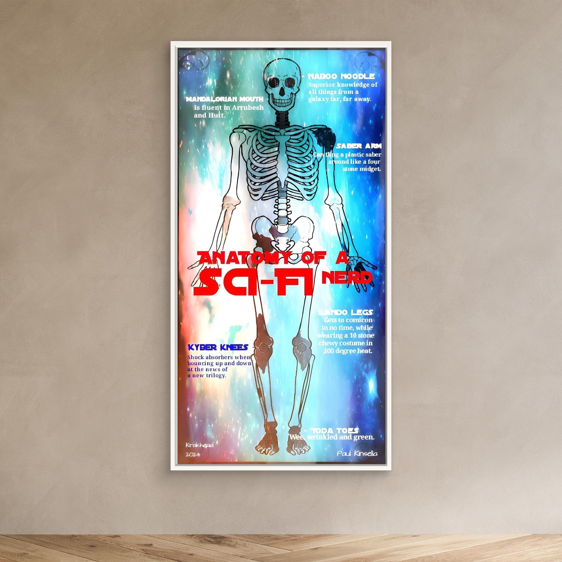 Anatomy of a sci-fi nerd.