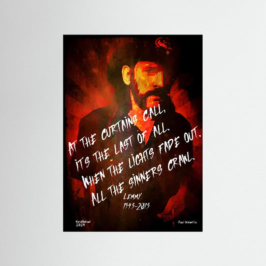 Legends. Lemmy. Paper print.