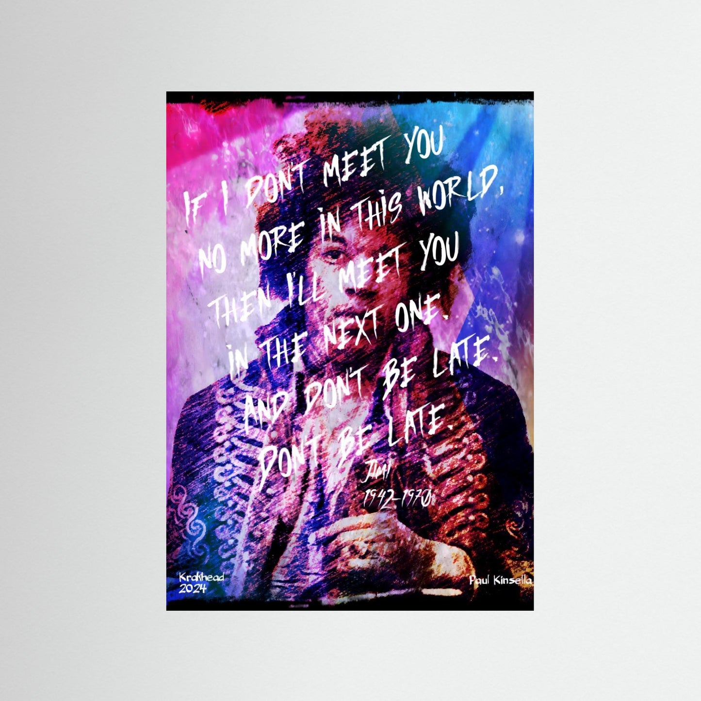 Legends. Jimi. Paper print.